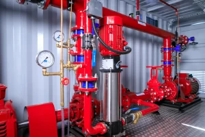 Sala de bombas contenedor